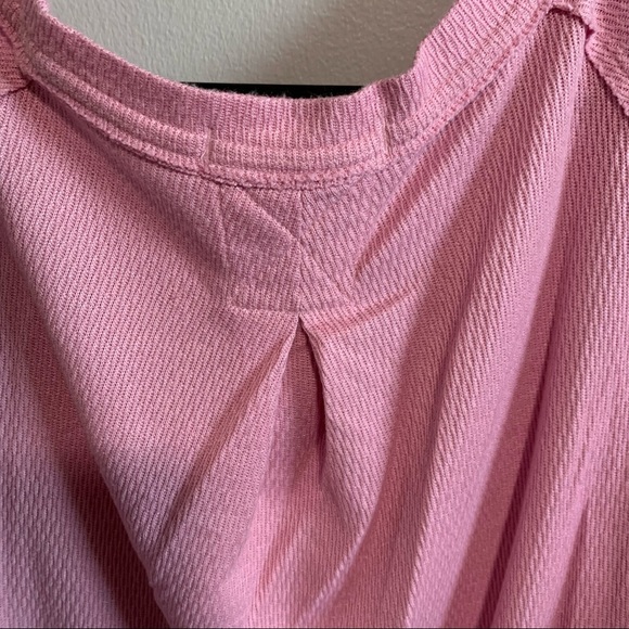 We the Free Free People Pink long Sleeve Tunic Top-Lg - Picture 5 of 8